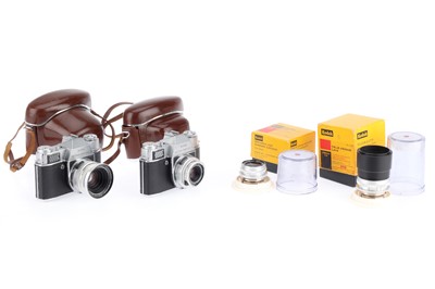 Lot 83 - A Pair of Kodak Retina Reflex S 35mm SLR Cameras