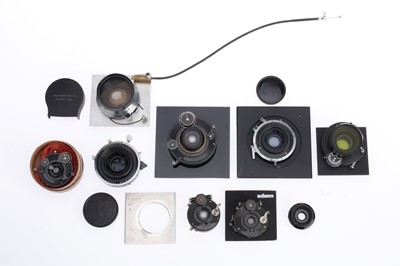 Lot 349 - A Selection of Large Format Camera Lenses