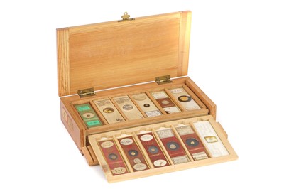 Lot 340 - A Fine Set of Gold & Silver Microscope Slide Samples