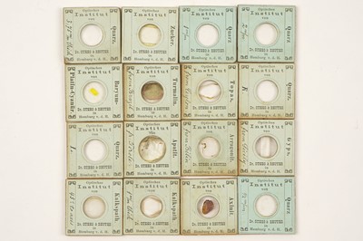 Lot 341 - A Set of Steeg & Reuter Crystal Sections