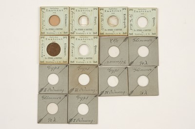 Lot 341 - A Set of Steeg & Reuter Crystal Sections