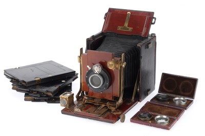 Lot 209 - A Thornton-Pickard Folding Ruby Camera