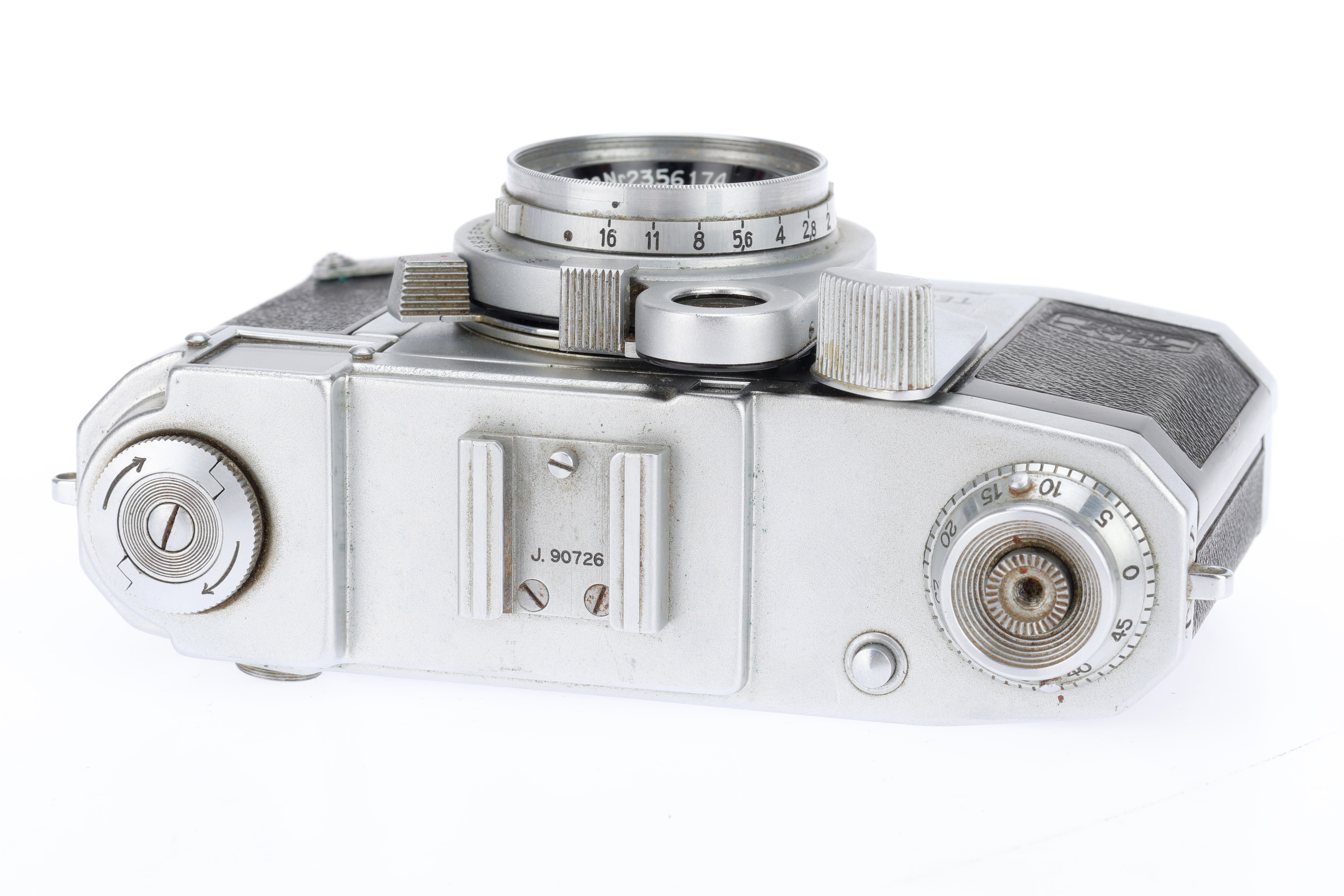 Lot 89 - A Zeiss Ikon Tenax II 35mm Rangefinder Camera,