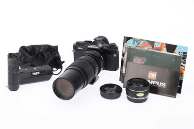 Lot 136 - An Olympus OM-4 35mm SLR Camera