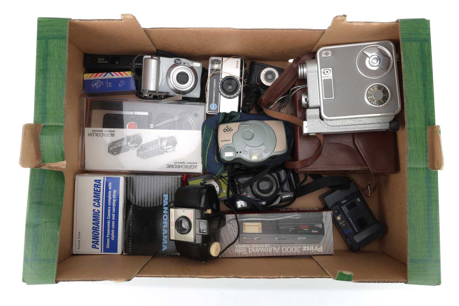 Camera Clickedf Box Lot 222 - A Selection of Box and Compact Cameras,