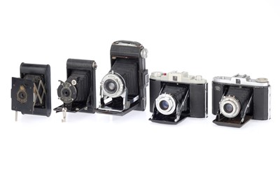 Lot 221 - A Selection of Folding Cameras