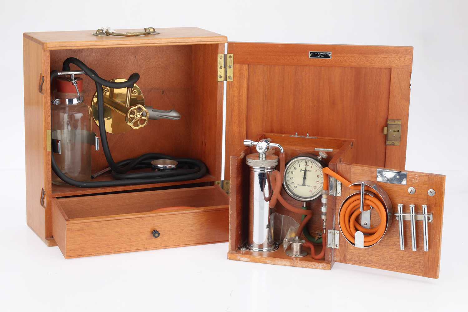 Lot 724 - 2 Cased sets of Apparatus for the