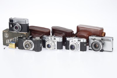 Lot 218 - A Selection of 35mm Film Cameras