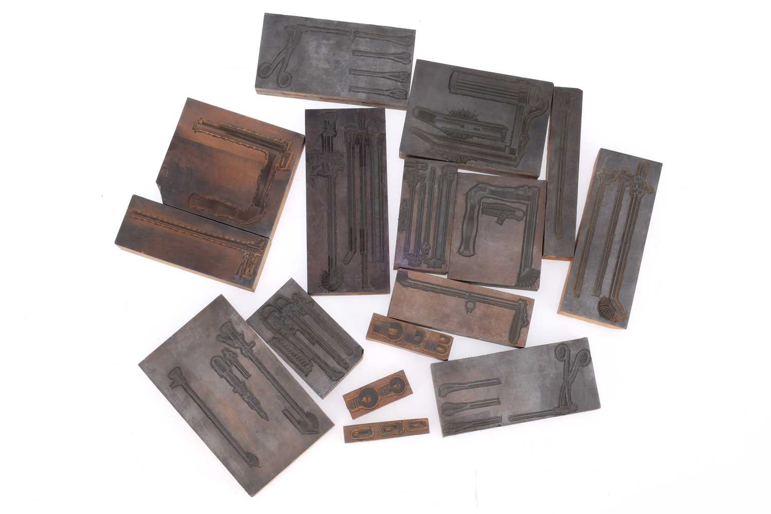 Lot 643 - Collection of Printers Blocks of medical