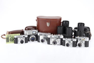 Lot 220 - A Selection of 35mm Film Cameras