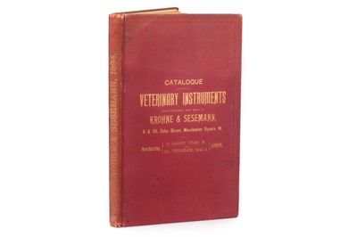 Lot 335 - Catalogue of Veterinary Instruments, Krohne & Sesemann, 1894