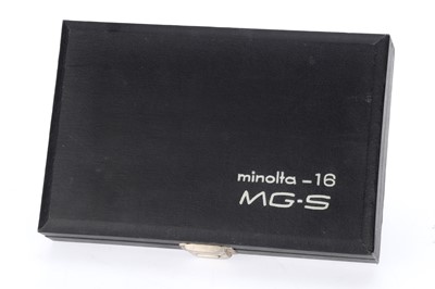 Lot 233 - A Minolta-16 MG-S Spy Camera Outfit
