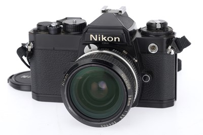 Lot 46 - A Nikon FE 35mm SLR Camera