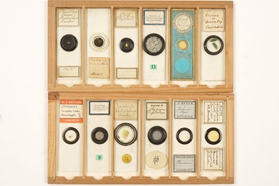 Lot 359 - A Small Case of Microscope Slides