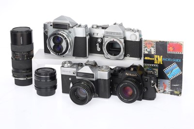 Lot 106 - A Small Group of 35mm Reflex Cameras