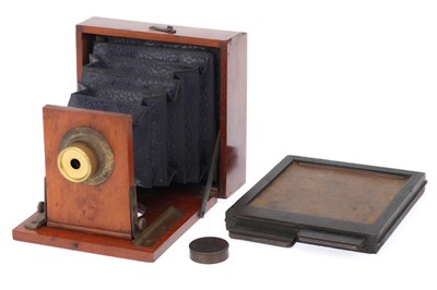 Lot 526 - A Home-Made Hand and Stand Bellows Camera