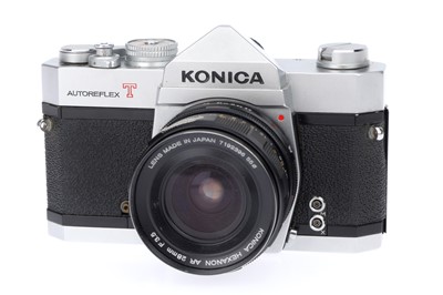 Lot 114 - A Konica Autoreflex T 35mm SLR Camera