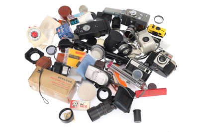 Lot 246 - A Large Mixed Selection of Cameras and Accessories