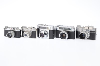 Lot 242 - A Selection of 35mm Film Cameras