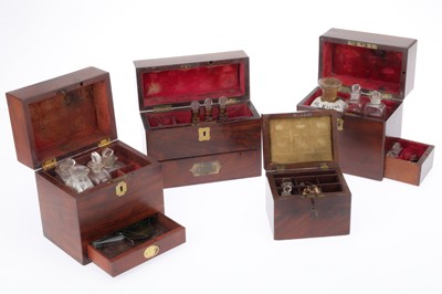 Lot 715 - A Collection of Small Apothecary Chemists Chests