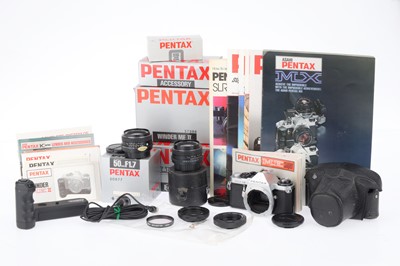 Lot 82 - A Pentax ME Super Camera Outfit