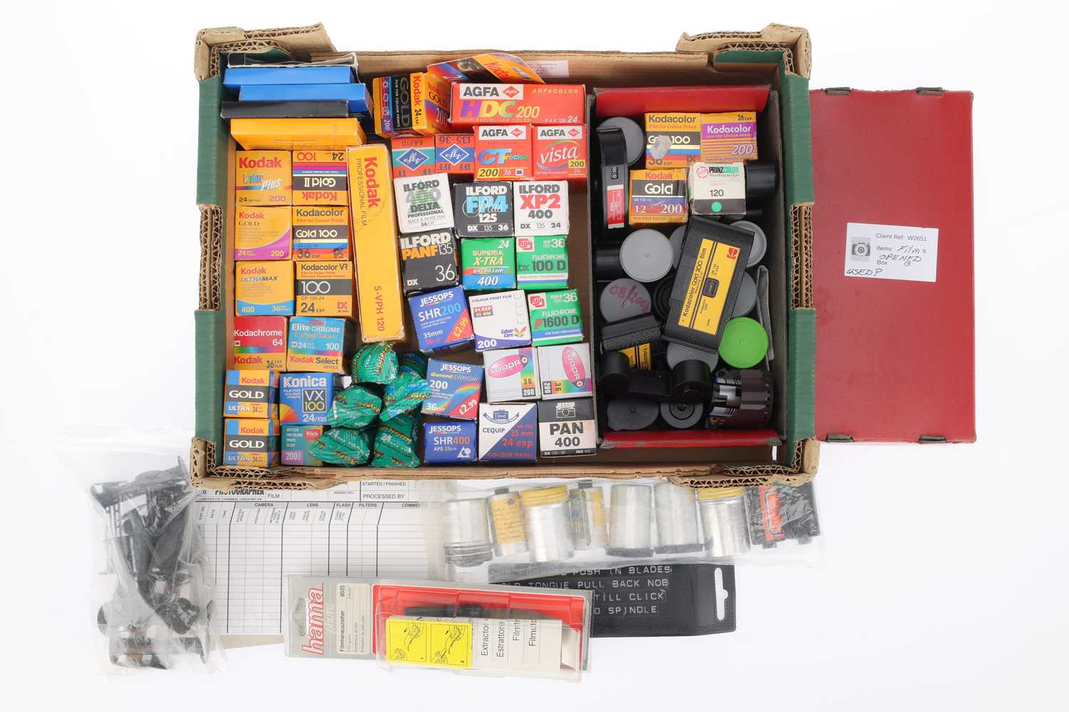 Lot 681 - A Selection of Expired Camera Films,