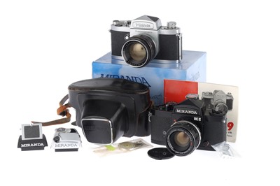 Lot 85 - A Pair of Miranda 35mm SLR Cameras