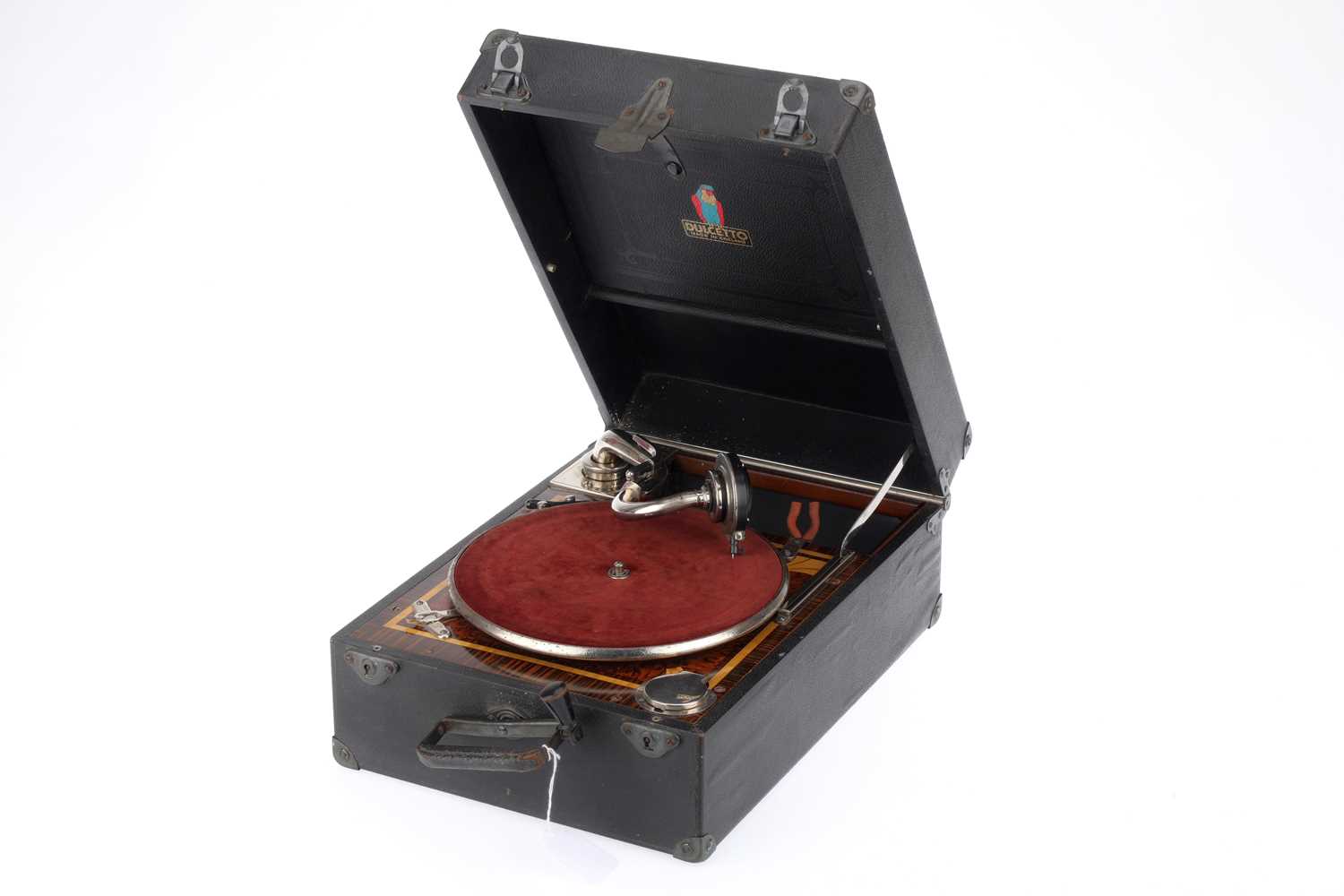 Lot 809 - A Dulcetto Portable Gramophone