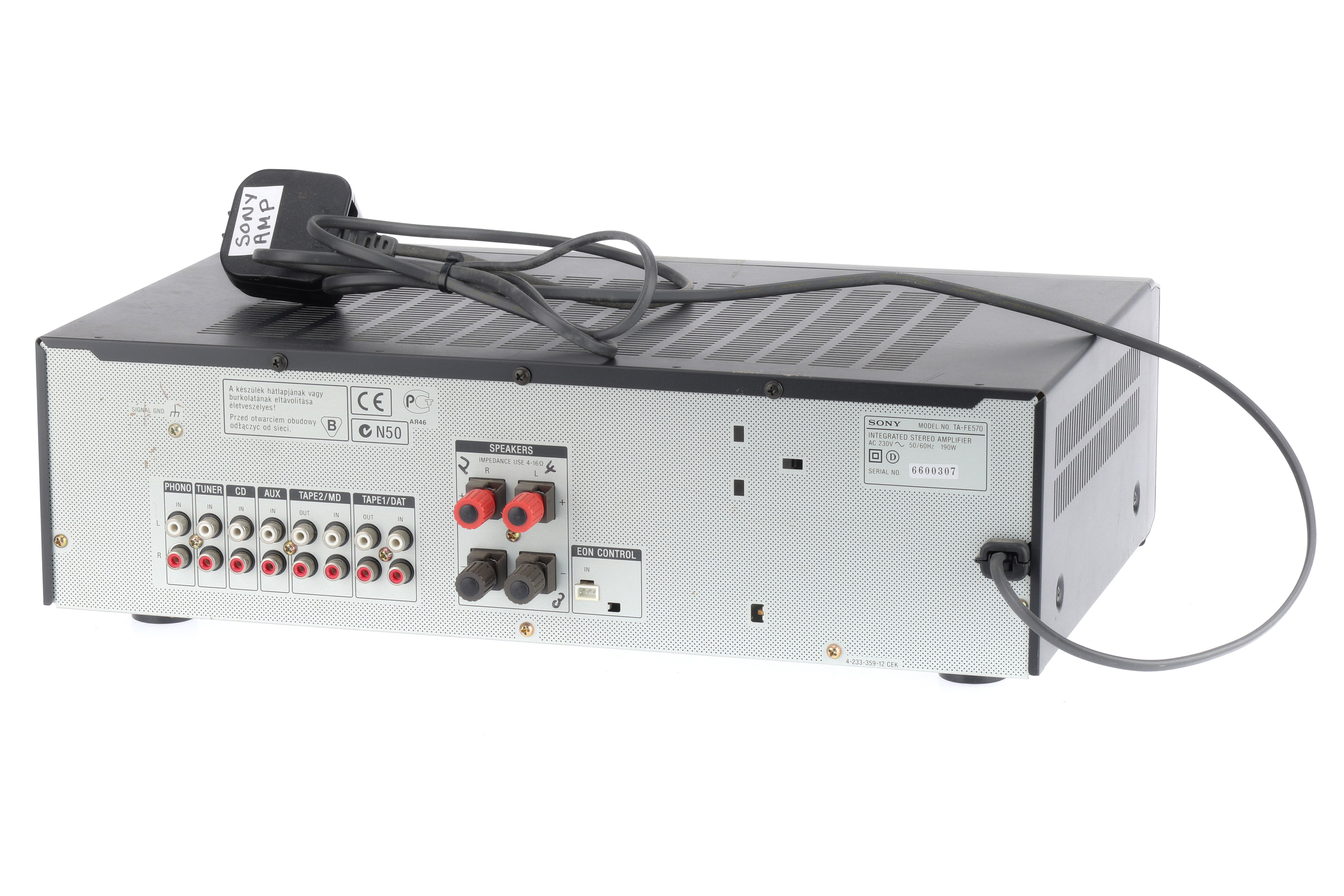 Lot 900 - A Sony TA-FE570 Spontaneous Twin Drive