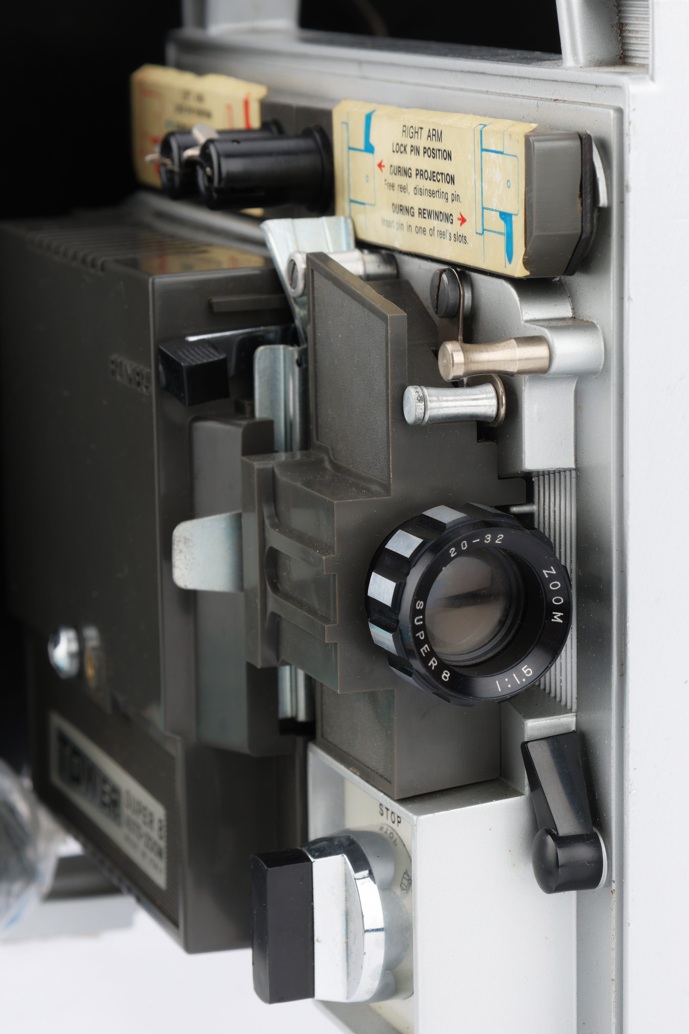 Lot 839 - A Tower Super 8 Cine Projector and Lamps,