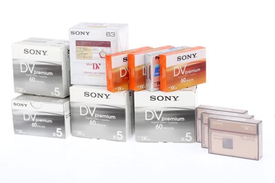 Lot 501 - A Selection of Blank DV Tapes