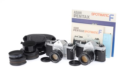 Lot 148 - A Pentax Spotmatic SP500 and Pentax S1