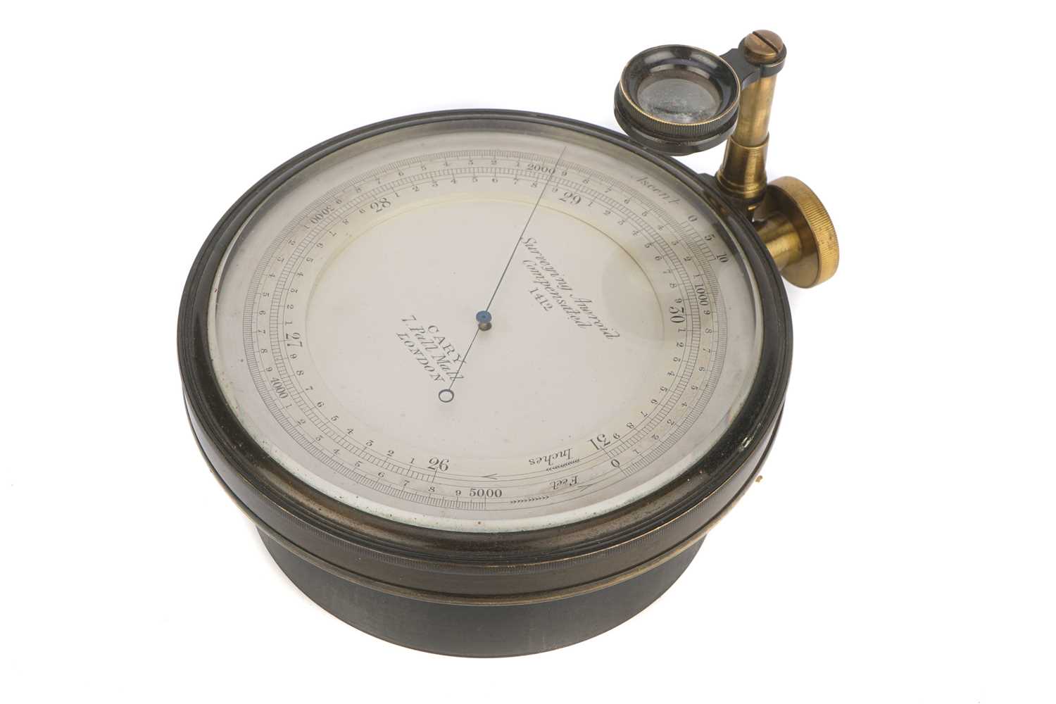 Lot 372 - A Surveying Aneroid Barometer by Cary