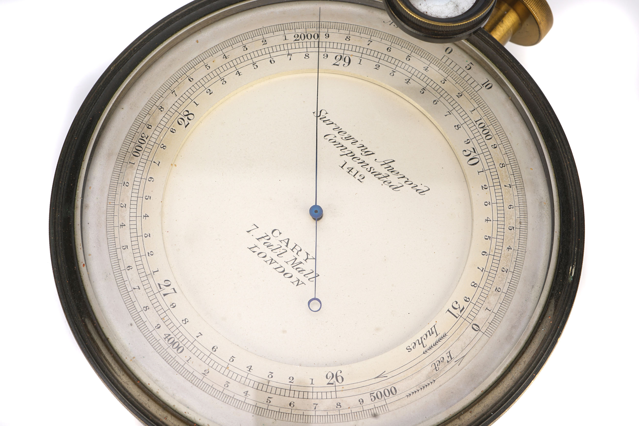 Lot 372 A Surveying Aneroid Barometer by Cary,