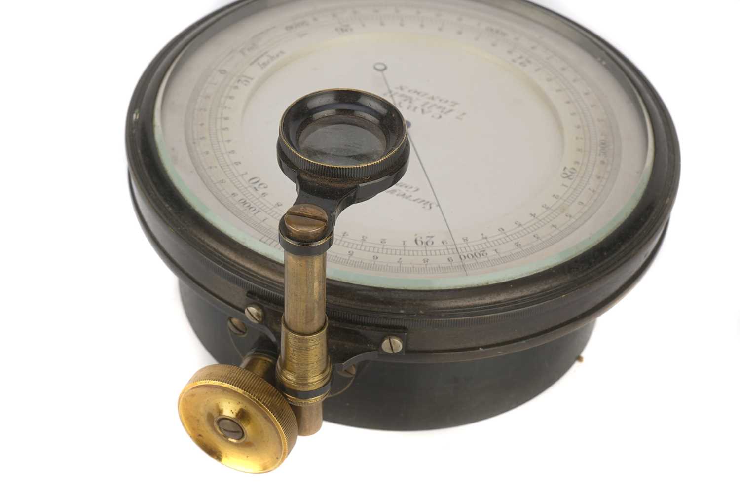 Lot 372 A Surveying Aneroid Barometer by Cary,