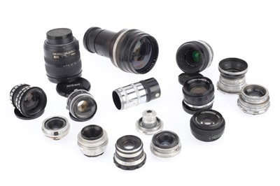 Lot 296 - A Mixed Selection of Camera Lenses