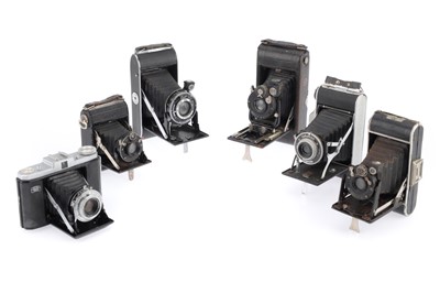 Lot 172 - Six Medium Format Folding Cameras