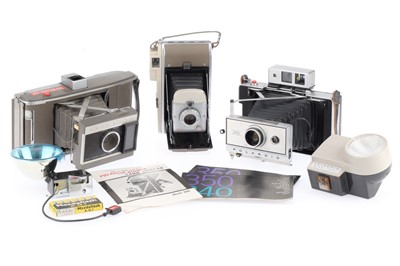 Lot 286 - A Group of Polaroid Instant Folding Land Cameras