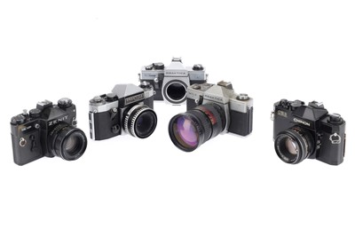 Lot 72 - Five 35mm SLR Cameras