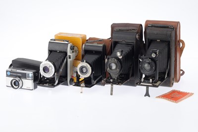 Lot 188 - A Selection of Folding Film Cameras