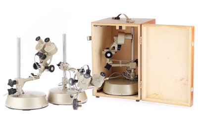 Lot 731 - A Collection of 5 Stereo Microscopes