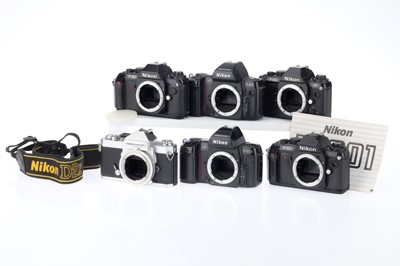 Lot 16 - A Selection of Nikon 35mm SLR Camera Bodies