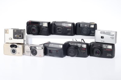 Lot 216 - A Selection of Compact Film Cameras