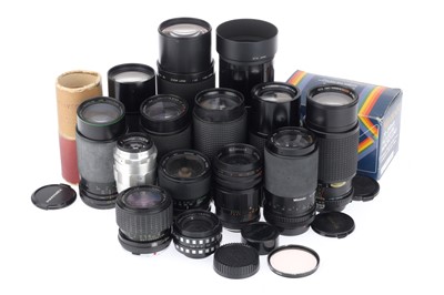 Lot 274 - A Box of Mixed 35mm Lenses