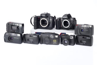 Lot 218 - A Mixed Selection of 35mm Film Cameras