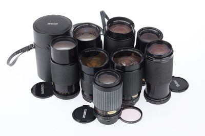 Lot 276 - A Group of Telephoto Zoom Lenses