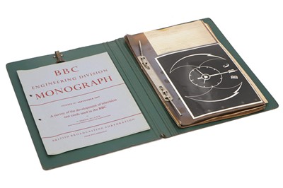 Lot 385 - A BBC Engineering Division Test Card Monograph with 26 Test Card Photographs