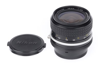 Lot 36 - A Nikon Nikkor 28mm f/3.5 Camera Lens