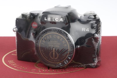 Lot 10 - A Leica R4 'Jesse Owens' Golden Anniversary Camera