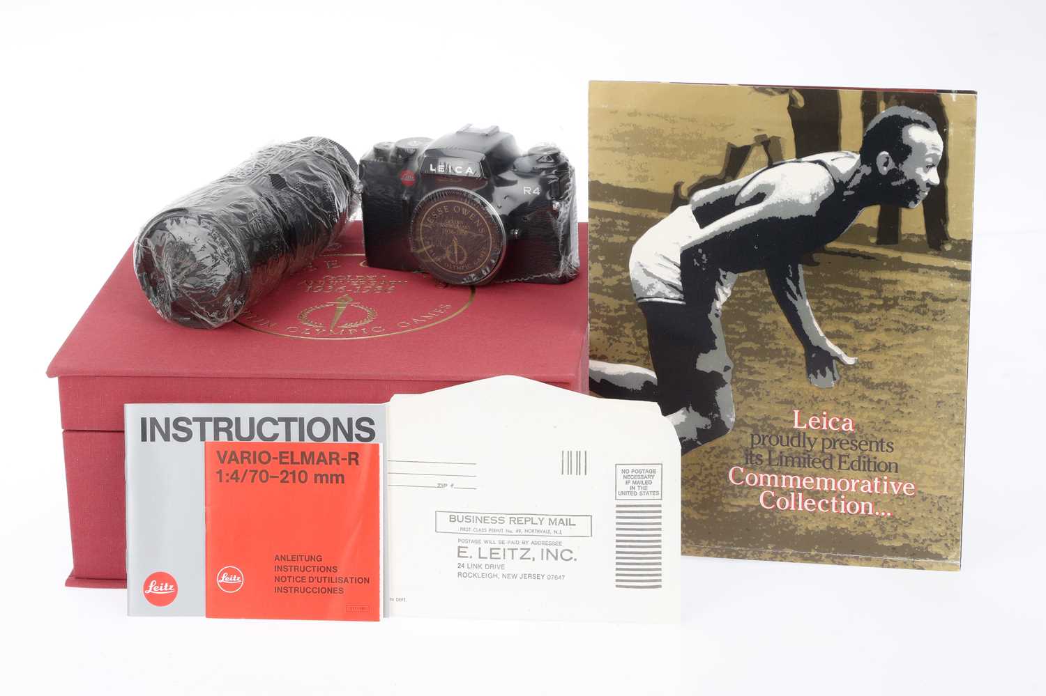 Lot 10 - A Leica R4 'Jesse Owens' Golden Anniversary Camera